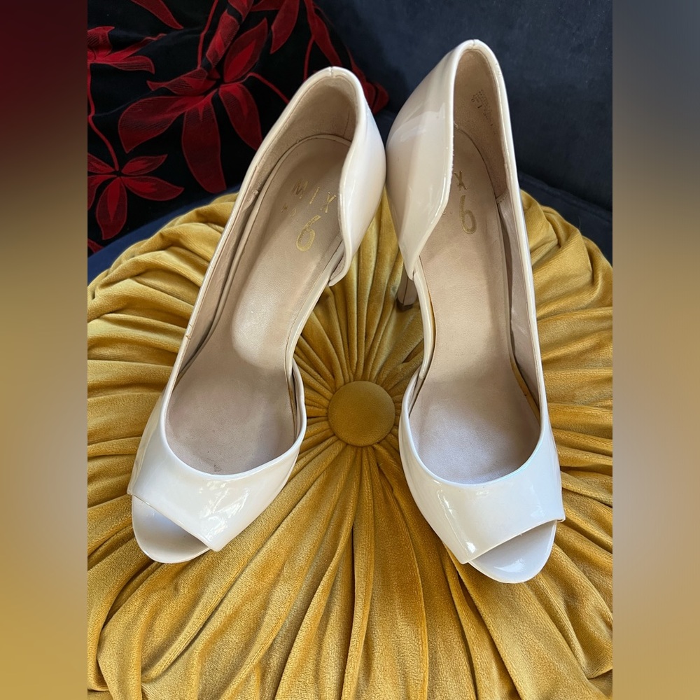 Mix No 6 peep toe heels
